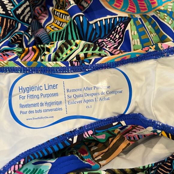 La Blanca Half Zip Long Sleeve One-Piece Rashguard Swimsuit US/XL - Picture 7 of 8